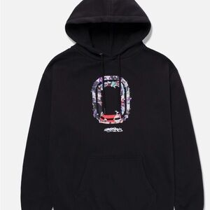 OVERTIME Men's Black Vandal Paste Hoodie